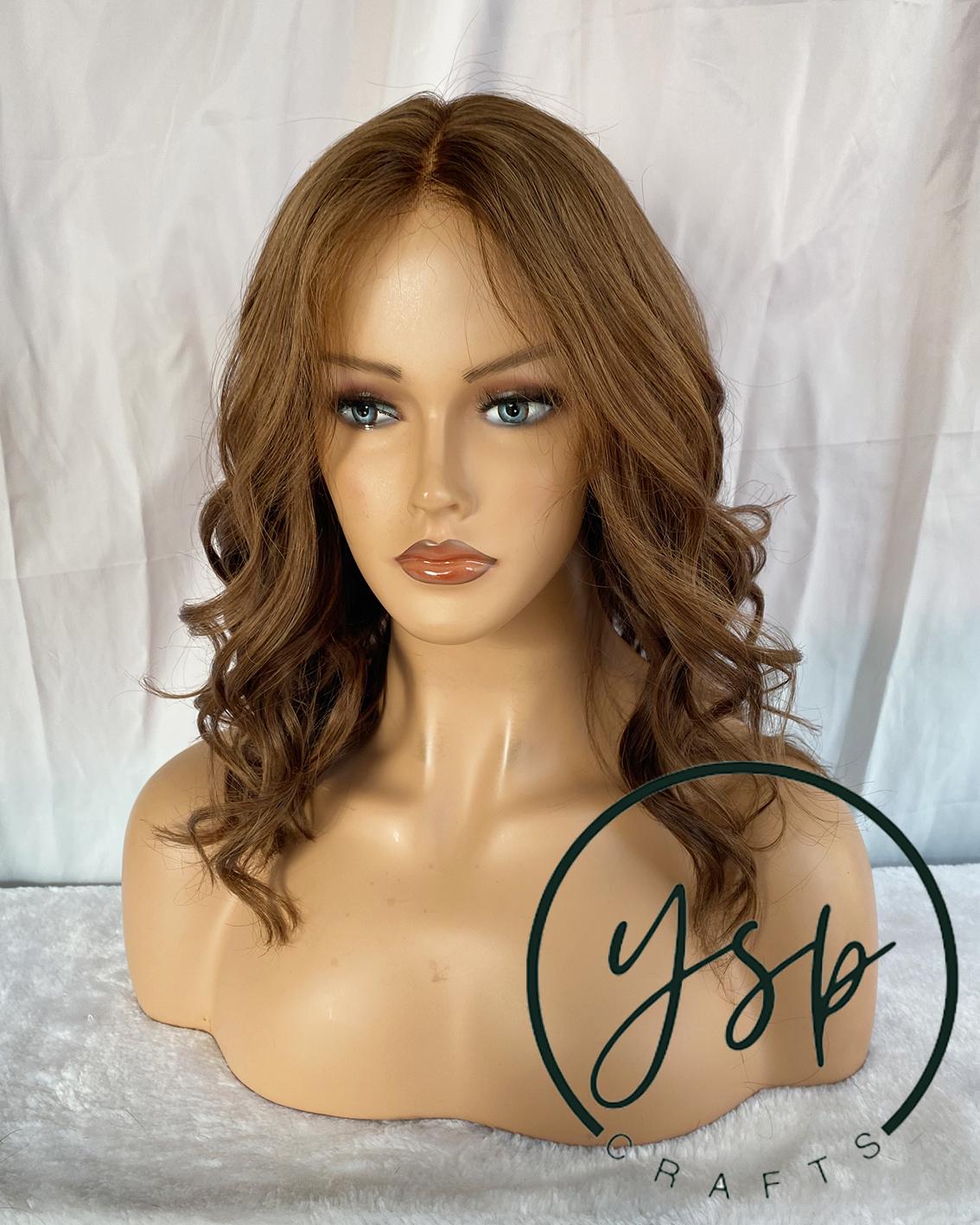 13x6 Lace Front Brown Wavy Human Hair Wig | Pre Cut, Glueless - Image 3