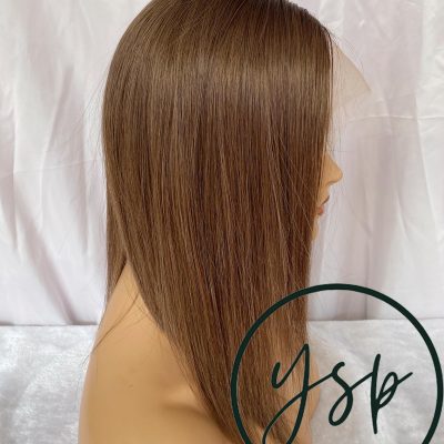 Alternative view of 8x8 Lace Front Brown Human Hair Topper | Thinning Hair Volume