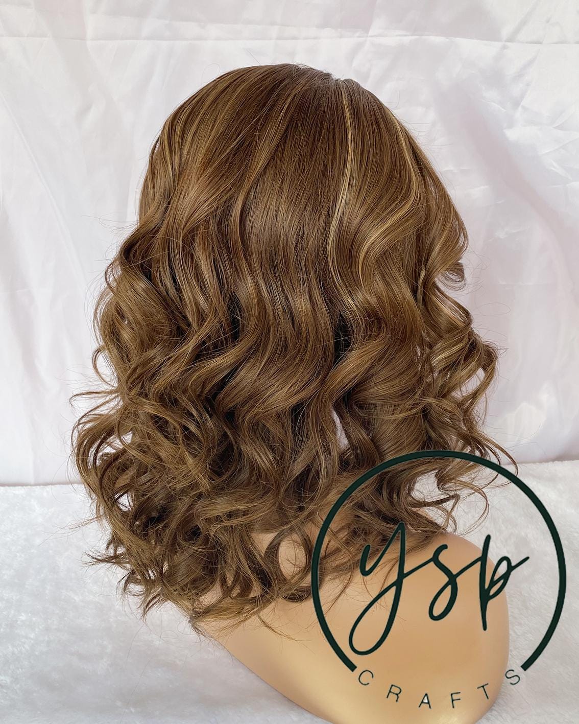 Balayage Wavy Human Hair Wig, 13x6 Lace Front Wigs for Women, Caramel bliss wig - Image 2