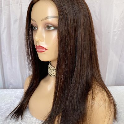 Dark Brown Human Hair 34 Wig Active Bandfall Style