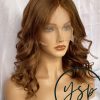 Glueless Human hair Lace Front Wig Real Remy Hair Wigs with Warm Brown
