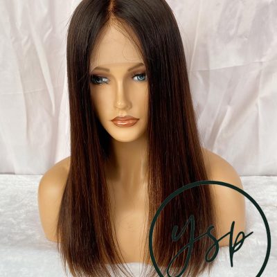 Real Human hair 136 Lace Front Wig Ombre Straight Hair Wigs for Women Glueless