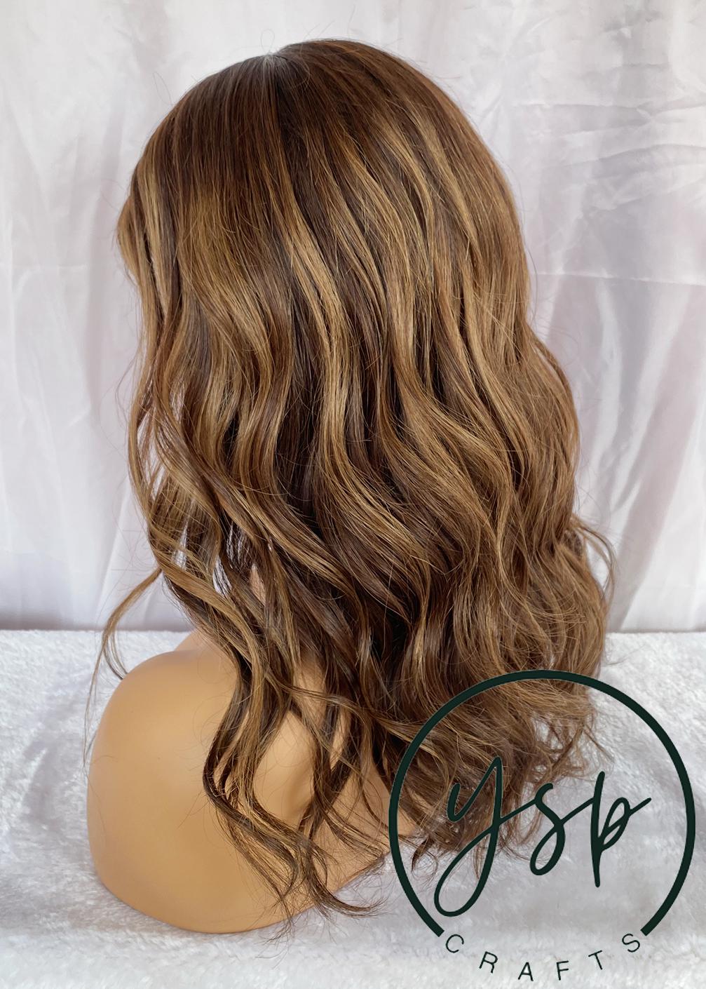 Real Human hair Full Lace Wig Balayage Wavy hair Wigs for Women - Image 5