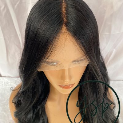 Alternative view of Real Remy Human Hair Lace Front Wig | Glueless Black Wavy Hair Wigs for Women