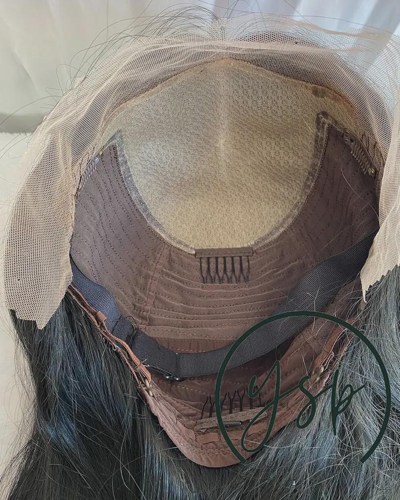 Silk Top Human Hair Wig with Bangs | Light Brown Lace Front - Image 7